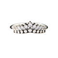 STORYJEWELLERY Story Jewellery Rings for Women Silver Princess Crown Tiara Rings for Women Birthday Gifts(P 12)