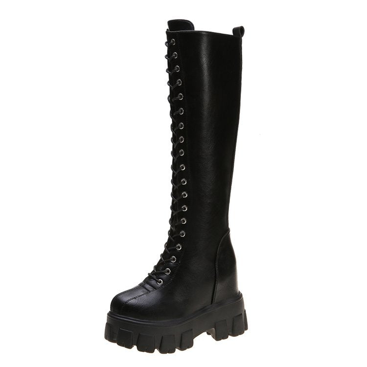 Women's Knee-High Riding Boots with Thick Sole 2020