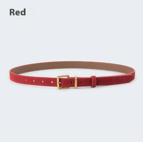 Women's Suede Leather Belt