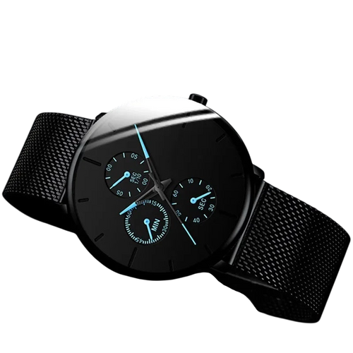 2025 Mens Luxury Watches For Men Business Casual Ultra Thin Clock Male Stainless Steel Mesh Belt Quartz Watch Relogio Masculino