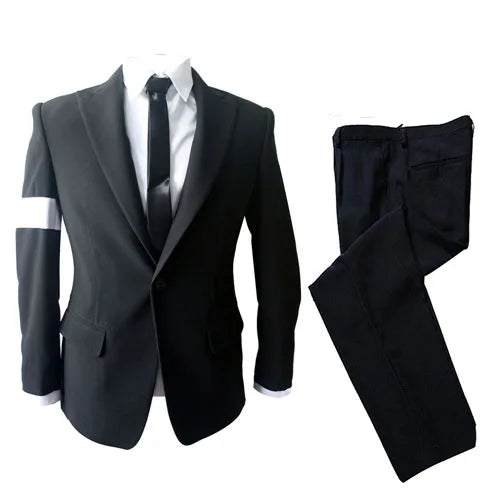 Role-player Tribute Michael Jackson Black Dangerous Suit Outfit Impersonator