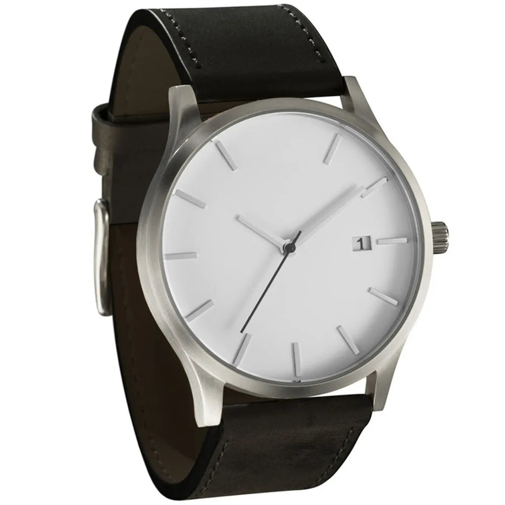 Relogio Masculino Sports Men's Wristwatches Leather Male Clock Minimalistic Watches Famle Quartz Simple Designer Reloj Hombre