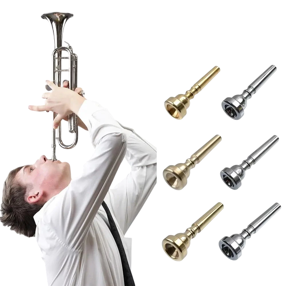 3C 5C 7C Trumpet Mouthpiece Universal Gold Silver Professional Practice Device Brass Musical Instruments Accessories