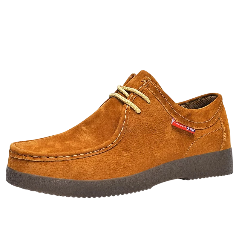 Men Casual Shoes Suede Leather Work Shoes Male Lace Up Flats Sneakers Platform British Business Party Dress Shoes 38 45