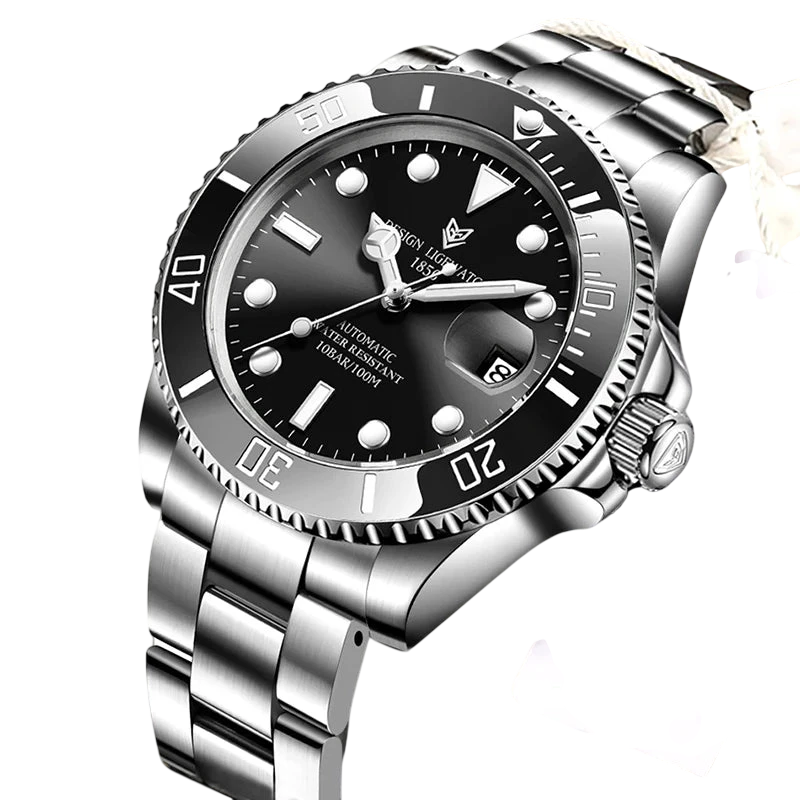 Lige New Fashion Mens Mechanical Wristwatches Business Watch Men Waterproof Sport Automatic Watch For Men Relogios Masculino