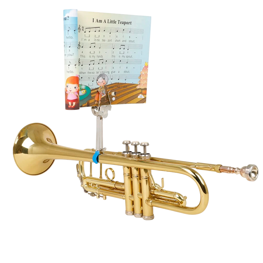 Irin Saxophone Sheet Music Stand Marching Sheet Music Lyre Clip Portable Metal Stand For Alto Tenor Sax Trumpet Clarinet Horn