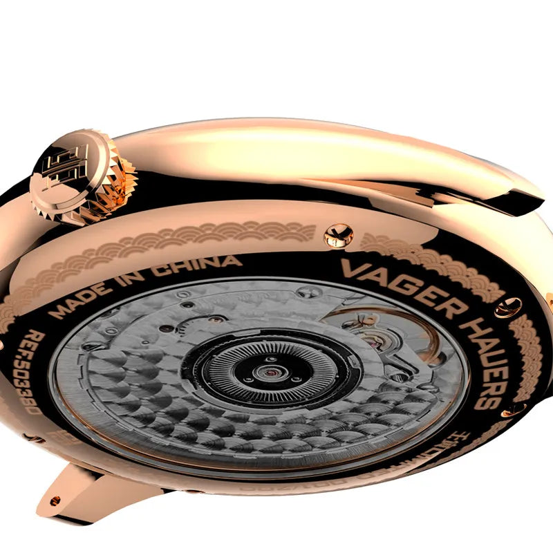Men's Mechanical Watch Fully Automatic Waterproof Retro Ultra-thin Small Dial Meridian Uncalendared Men's Watch