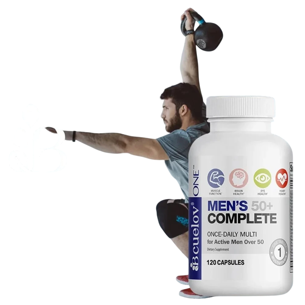 Mens Multivitamin For 50 High Potency Formula For Brain Eye Heart Health For Brain Eye Heart Health 120 Capsules