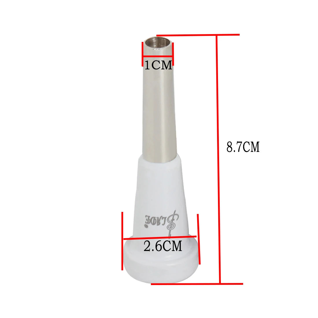 Trumpet Mouthpiece 7C Metal ABS Portable Trumpet Mouthpiece Replacement Parts Professional Brass Musical Instrument Parts