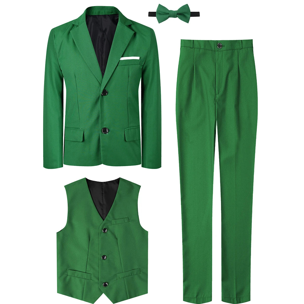 Suits for Boys Kids Wedding Easter Church Tuxedo Teenager School Performance Piano Outfit Set Children Birthday Formal Clothes