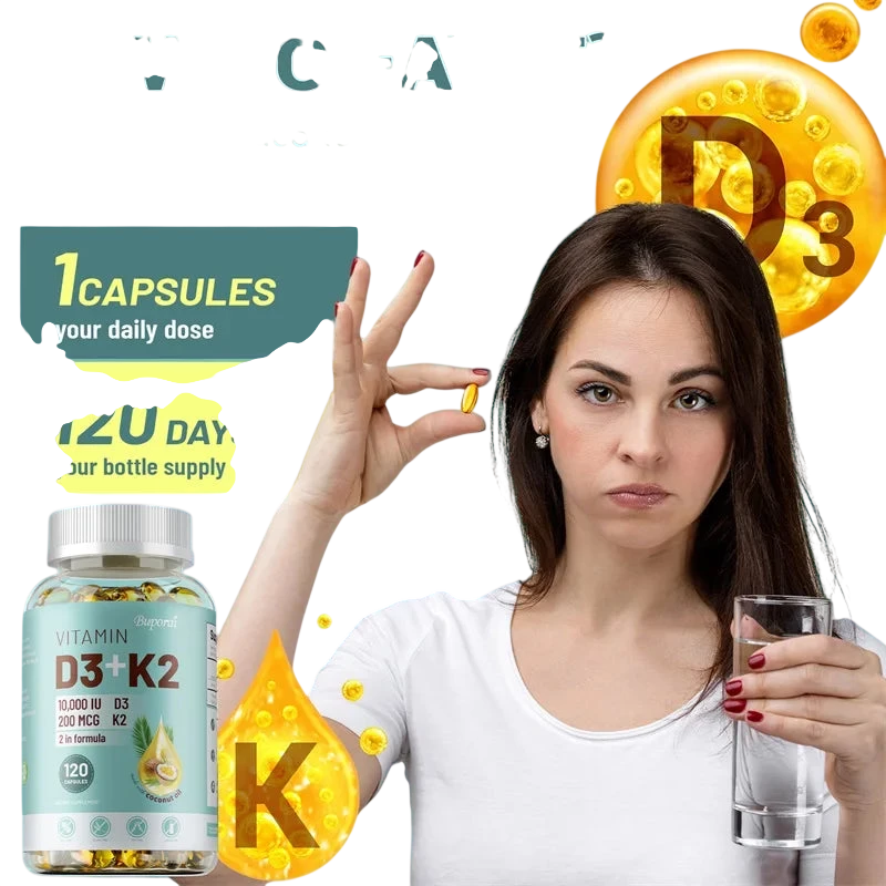 Vitamin D3 K2 Nerve Muscle Heart Bone And Dental Health Immune System Health
