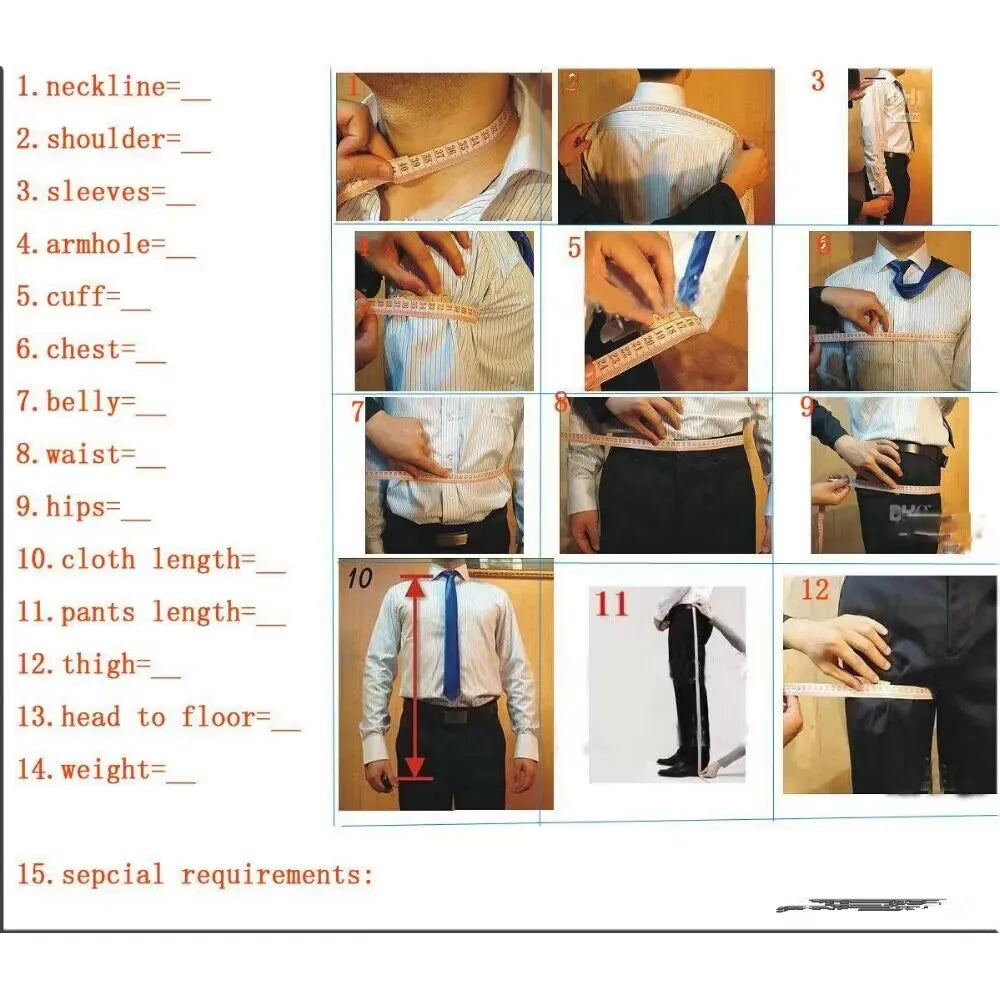 Suits for Men 2 Piece Fashion Stand Collar Single Breasted Suit Solid Color Wedding Tuxedo Business Casual Suit (Jacket+Pants)