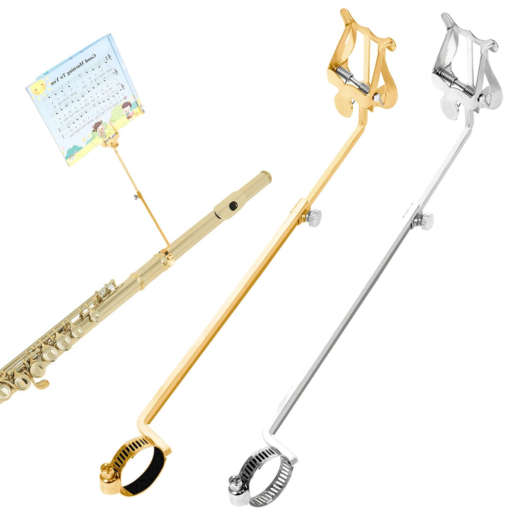 Music Stand Clarinet /Trumpet /Flute /Alto Saxophone  Portable Marching Sheet Music Stands Musical Instruments Accessories