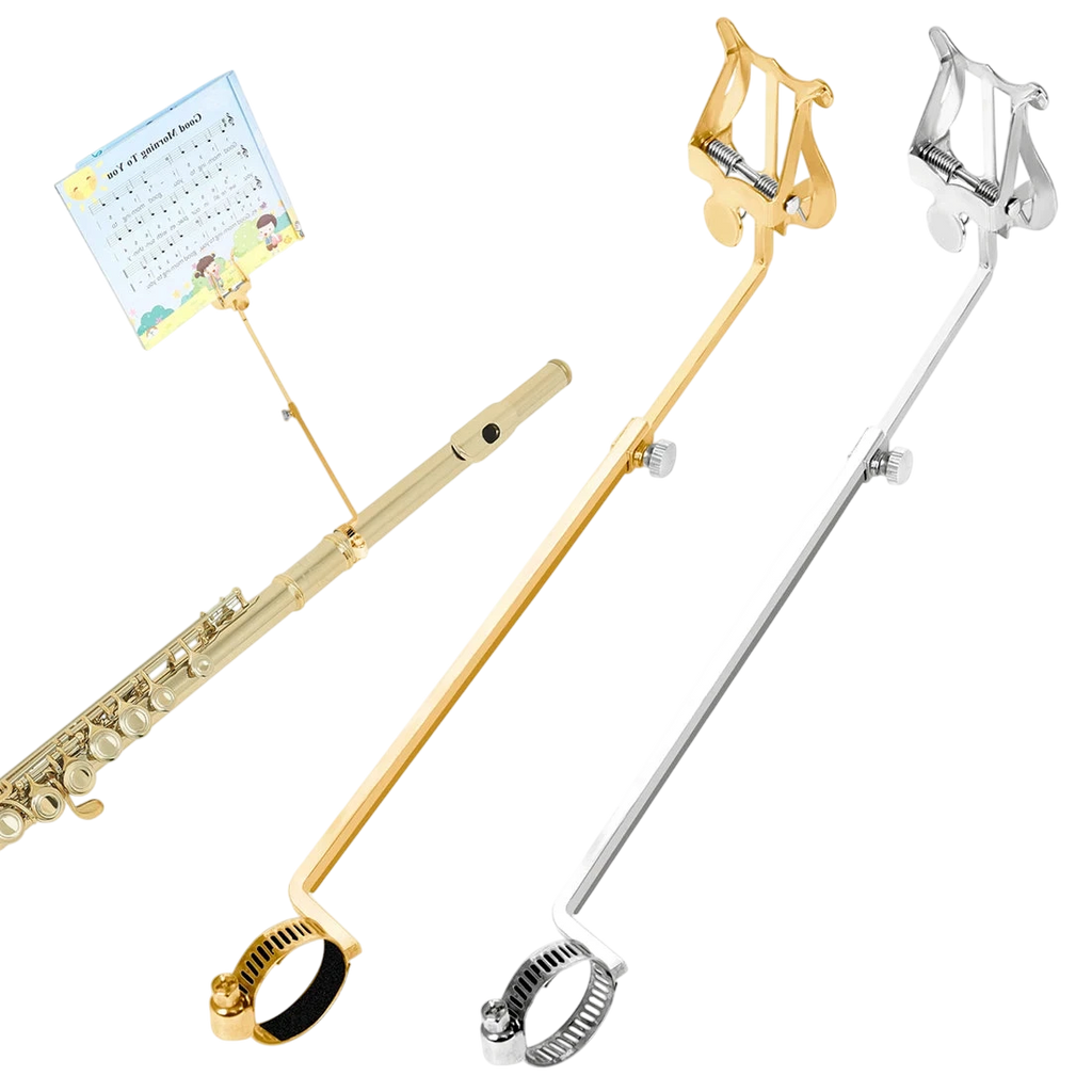 Music Stand Clarinet Trumpet Flute Alto Saxophone Portable Marching Sheet Music Stands Musical Instruments Accessories