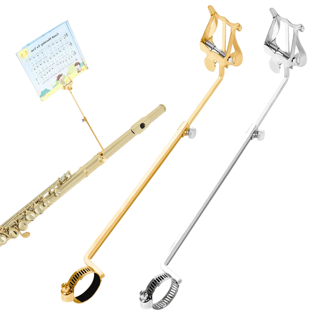Music Stand Clarinet Trumpet Flute Alto Saxophone Portable Marching Sheet Music Stands Musical Instruments Accessories