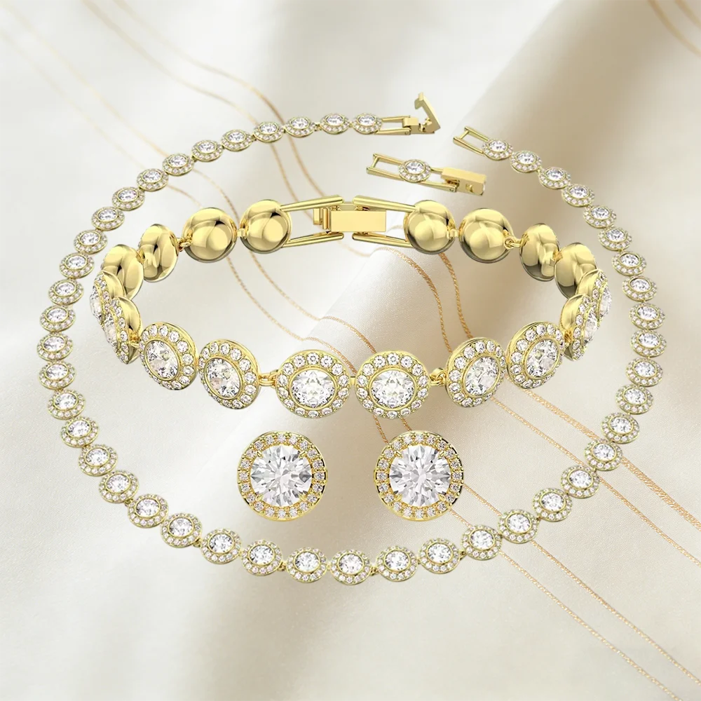 2026 Elegant Charming Jewelry, Inlaid with Sparkling Zirconia for Daily Wear & Special Occasions, Add Sparkle To Your Look