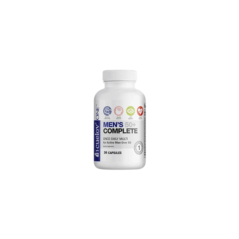 Mens Multivitamin For 50 High Potency Formula For Brain Eye Heart Health For Brain Eye Heart Health 120 Capsules