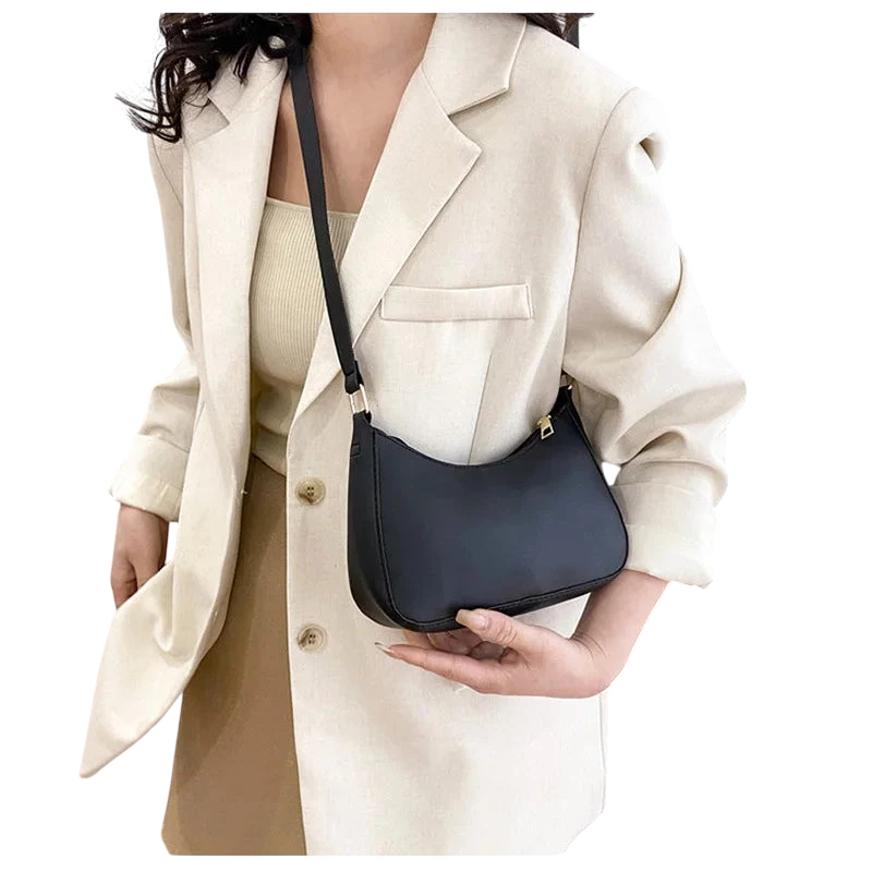 Fashionable And Trendy Solid Color Handbag Simple And New Small Square Bag Stylish And High Quality Single Shoulder Armpit Bag