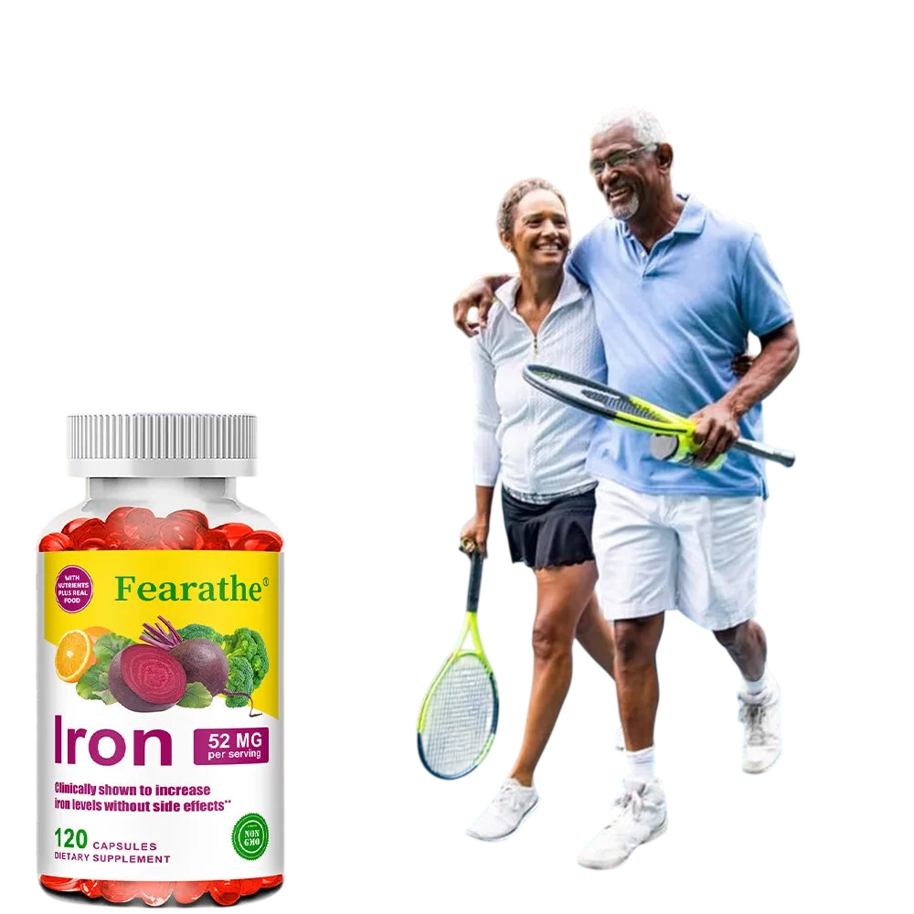 Iron And Vitamin C Supplement Boosts Energy Focus And Immune Function Supporting Red Blood Cells Improve Immunity Non Gmo