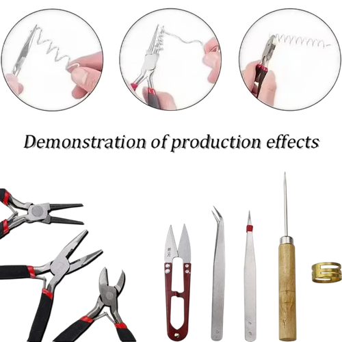 An 8 Piece Professional Level Jewelry Making Set Fully Equipped Tools To Assist In Crafting Exquisite Works Of Art