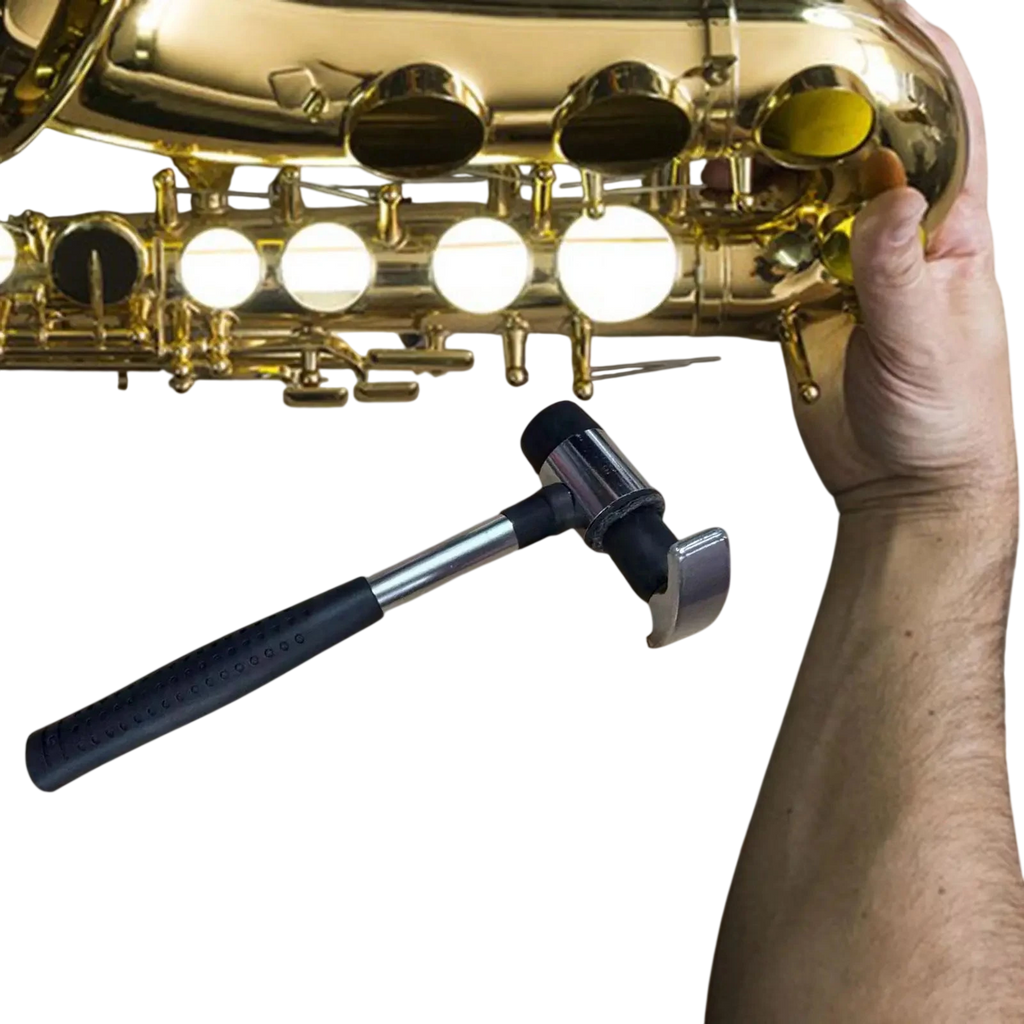 Professional Brass Instrument Hammer Compact Metal Dent Remover Precision Repair Tool For Trumpet Trombone Tuba Use