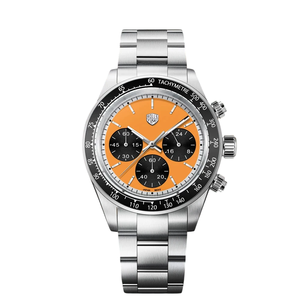 Mens Watch 2026 New Rollstimi Luxury Luminous Quartz Watches For Man Gift Waterproof Stainless Steel Chronograph Man Clocks