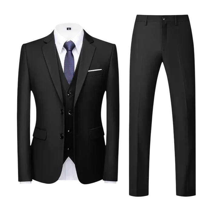 Purple Mens Suit Suit Suit And Vest Plus Pants Fashionable And Casual Two Button Three Piece Suit 16Colors Asian Size M 6Xl
