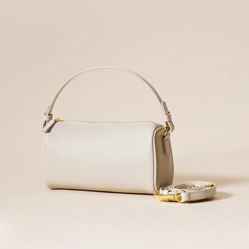 women's handbag simple and elegant crossbody bag first layer cowhide trendy versatile underarm bag for women