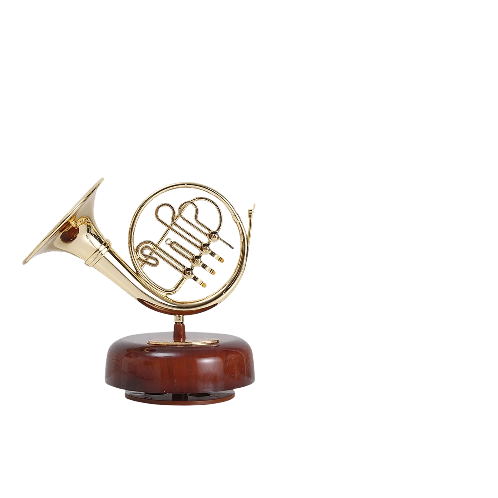 Saxophone Music Box Classical Wind Up Musicbox Twirling Music Box Rotating Base French Horn Trumpet Saxophone