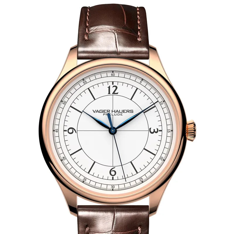 Men's Mechanical Watch Fully Automatic Waterproof Retro Ultra-thin Small Dial Meridian Uncalendared Men's Watch