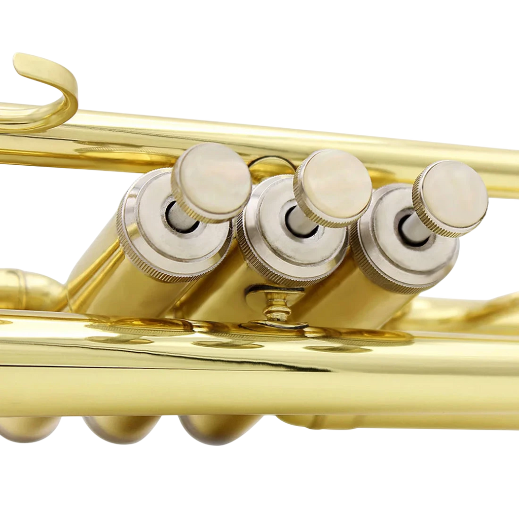 Slade Trumpet Bb B Flat Brass Material Trumpet Professional Musical Instrument With Case Mouthpiece Gloves Cleaning Cloth Strap