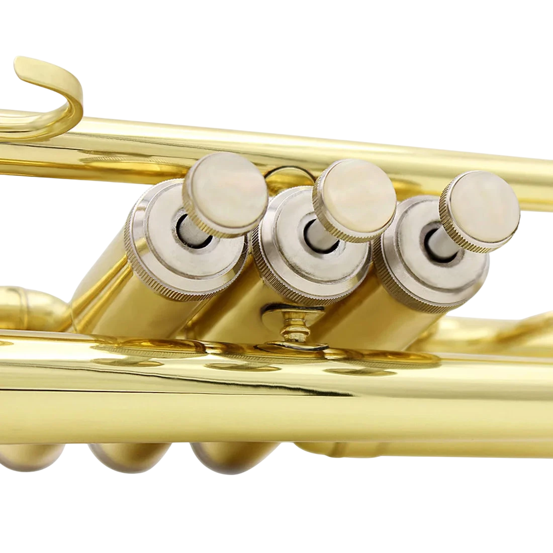 Slade Trumpet Bb B Flat Brass Material Trumpet Professional Musical Instrument With Case Mouthpiece Gloves Cleaning Cloth Strap