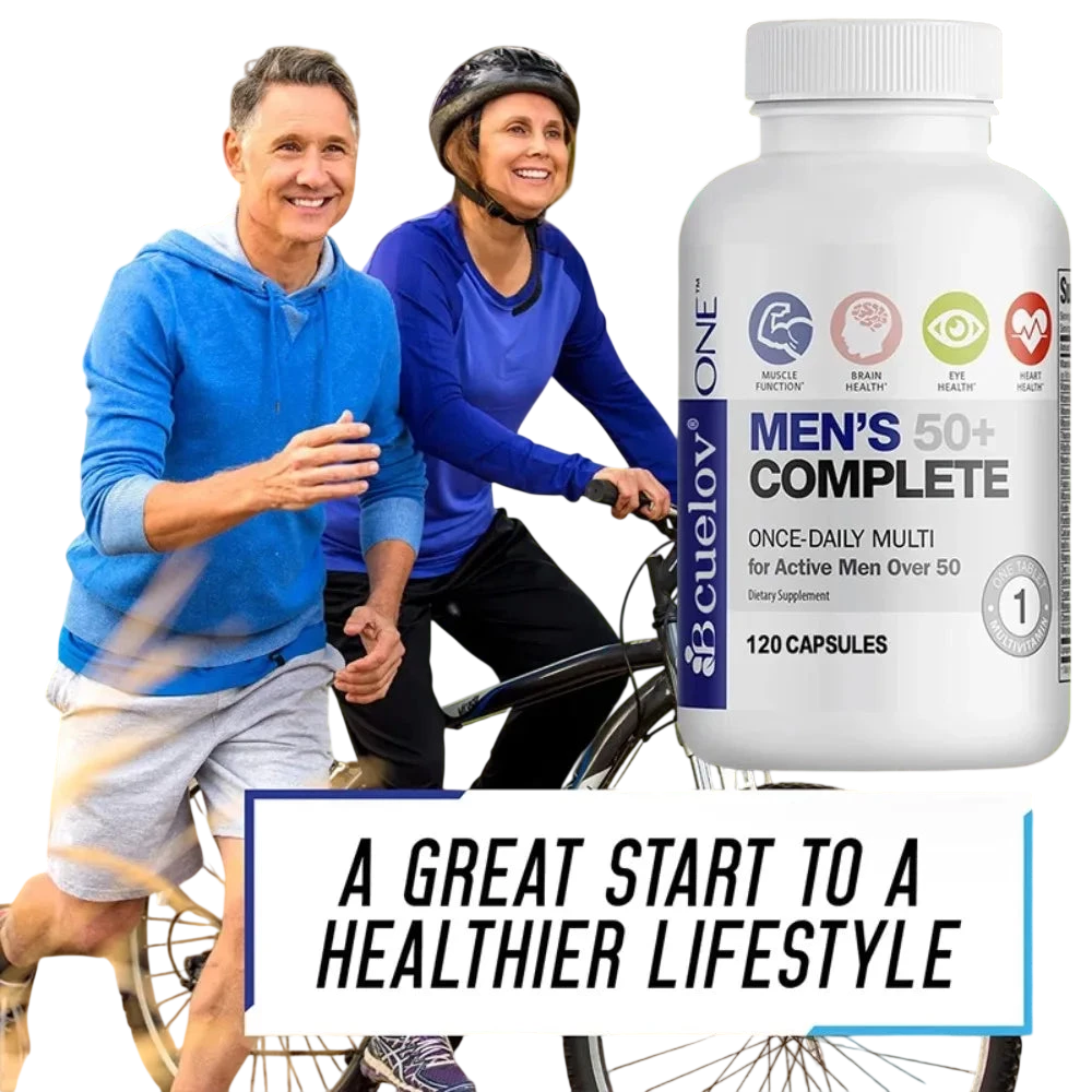 Mens Multivitamin For 50 High Potency Formula For Brain Eye Heart Health For Brain Eye Heart Health 120 Capsules
