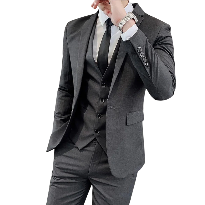 Suits Mens Fashionable Banquet Tailored Solid Color Dance Singer Trend Host Casual Wedding Banquet Dress Male Star Performance