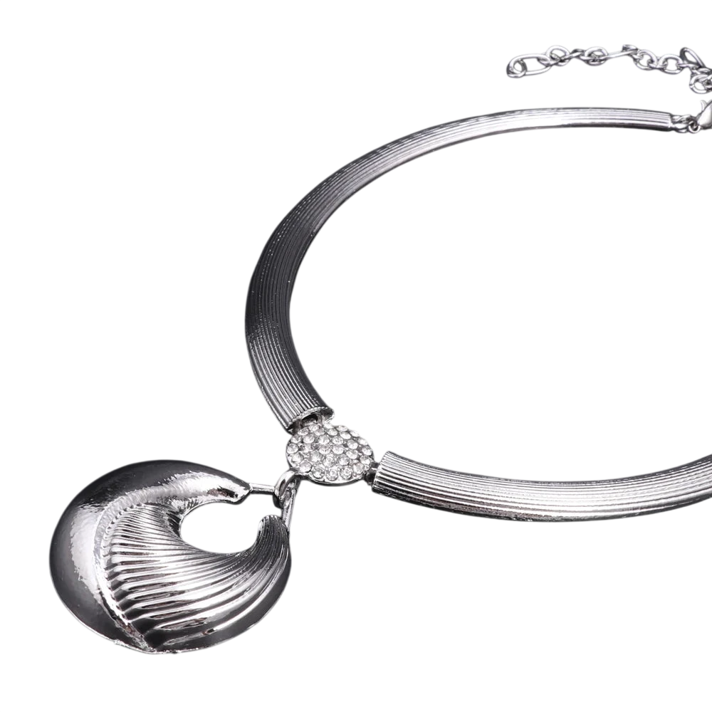 Dubai Jewelry Set For Women Silver Plated Luxury Necklace Earrings Bracelet And Ring Set Jewelry For Wedding Party Trending