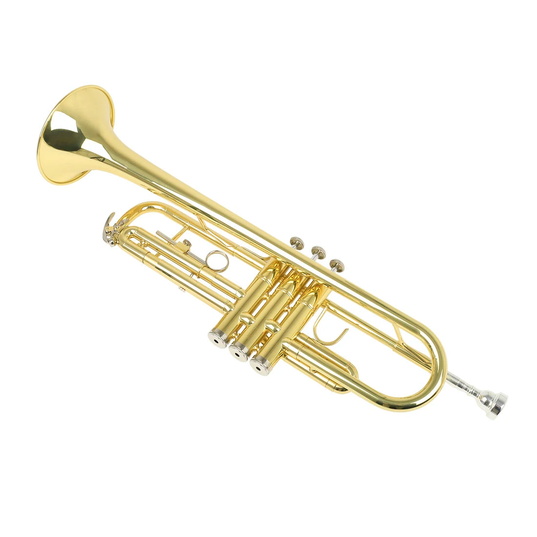 SLADE Trumpet Bb B Flat Brass Material Trumpet Professional Musical Instrument With Case Mouthpiece Gloves Cleaning Cloth Strap