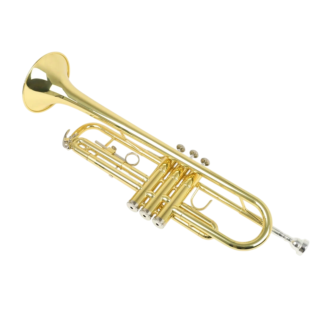 Slade Trumpet Bb B Flat Brass Material Trumpet Professional Musical Instrument With Case Mouthpiece Gloves Cleaning Cloth Strap
