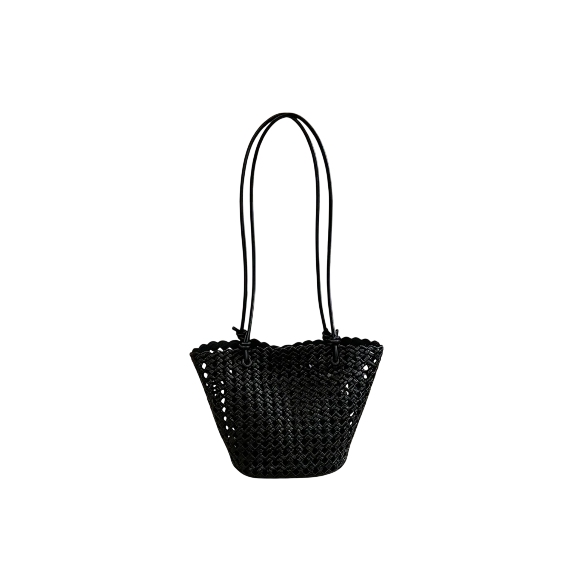 Womens Handbag Shoulder Bag 2026New Fashionable And Trendy Versatile Niche Hollow Woven Bag Vegetable Basket Bag Hand Held Un