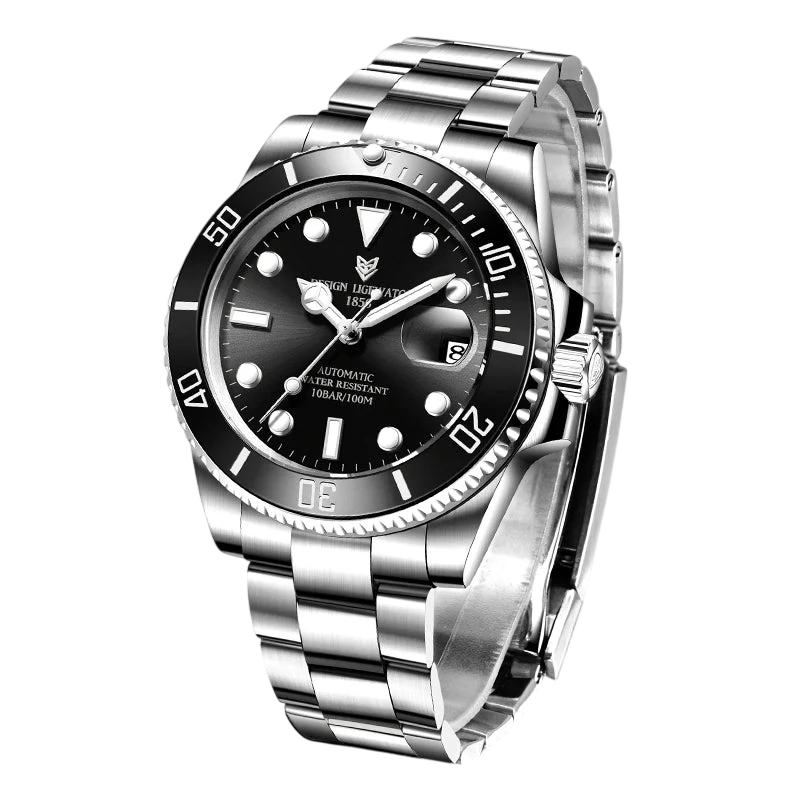 Lige New Fashion Mens Mechanical Wristwatches Business Watch Men Waterproof Sport Automatic Watch For Men Relogios Masculino