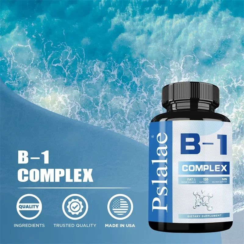 Vitamin B1 Complex - Improves Energy Levels, Boosts Metabolism, and Supports Nervous System HealthCapsule