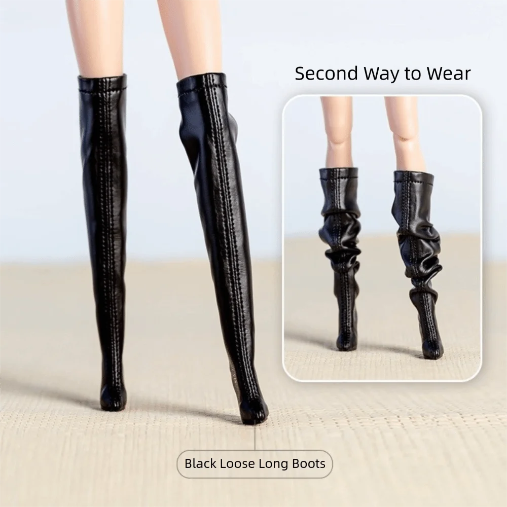 Dress Up Handmade Doll Shoes Exquisite 1/6 Supermodel Doll High Heels Doll Boots Doll Accessories
