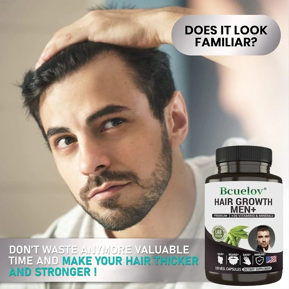 Men's Multivitamin Supplement - Supports Men's Multivitamin with Vitamins A, C, D, E & B12, Zinc, Calcium, Magnesium and More