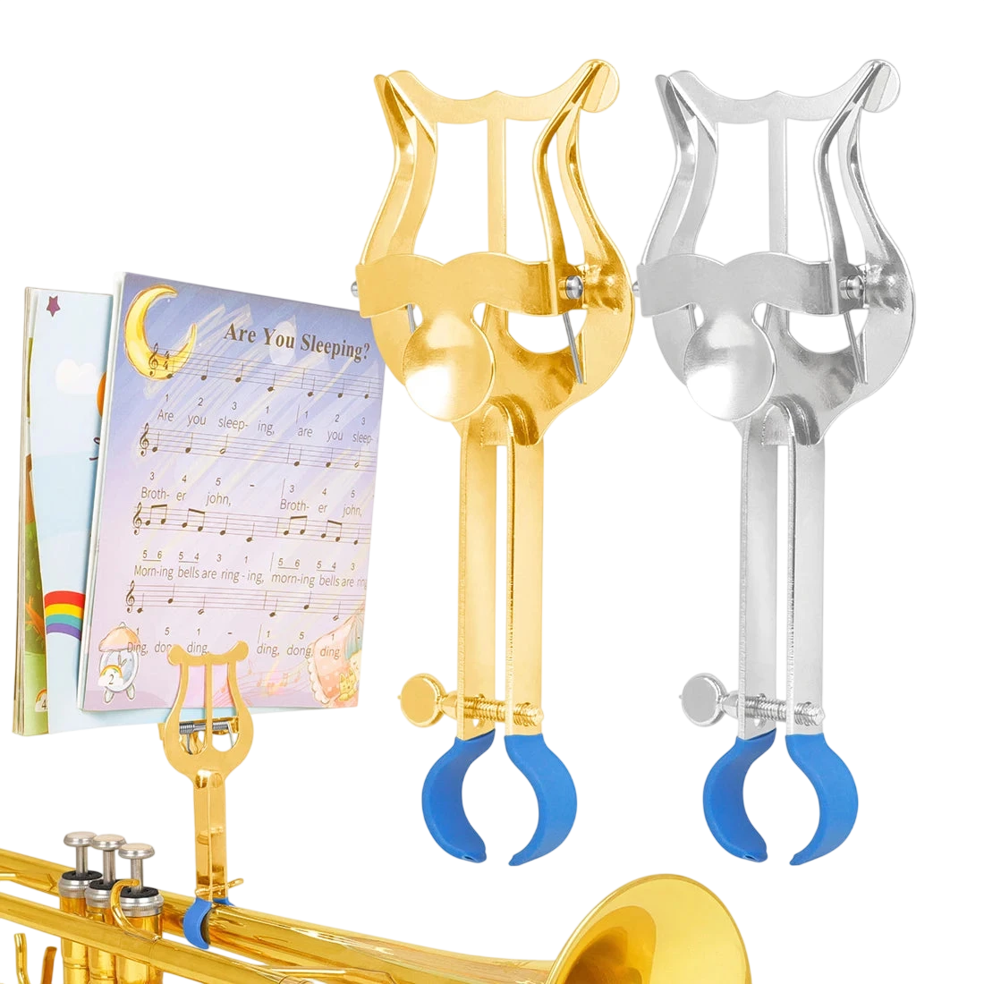 Music Stand Clarinet Trumpet Flute Alto Saxophone Portable Marching Sheet Music Stands Musical Instruments Accessories