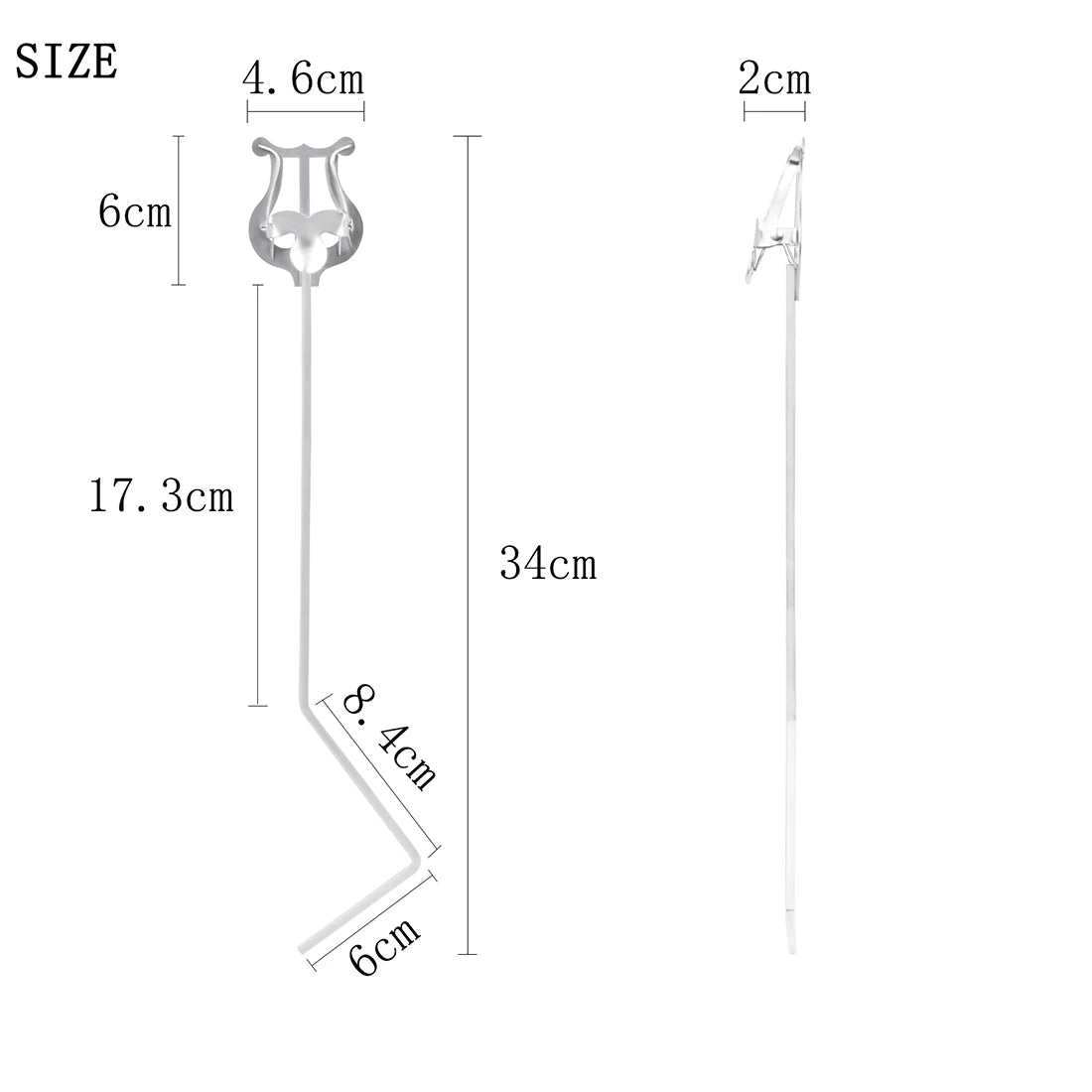 Music Stand Clarinet /Trumpet /Flute /Alto Saxophone  Portable Marching Sheet Music Stands Musical Instruments Accessories