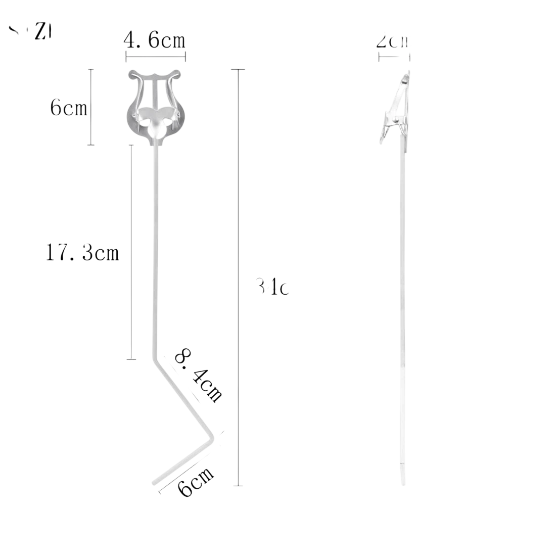 Music Stand Clarinet Trumpet Flute Alto Saxophone Portable Marching Sheet Music Stands Musical Instruments Accessories