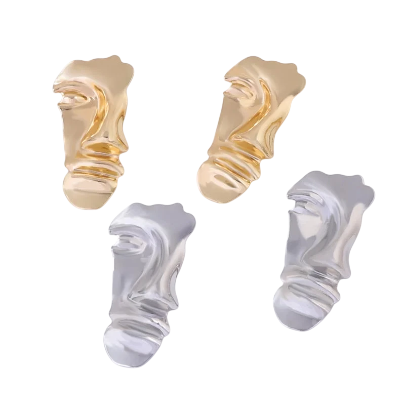 Light Luxury Unique And Cool Style Creative Design Irresistible Temperament Facial Mask Jewelry Set