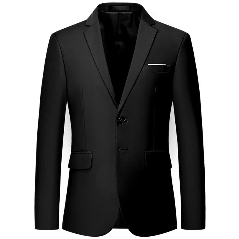 Men 3pcs/set Suits Slim Fit 2 Buttons Blazer Formal Business Jackets Korean Style Suit Vest Groom Wedding Prom Dinner Waistcoats