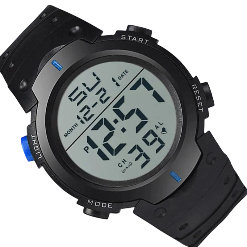 Men Electronic Watch Sports Watches For Men Waterproof Luminous Multifunction Outdoor Fitness Large Screen Electronic Wristwatch