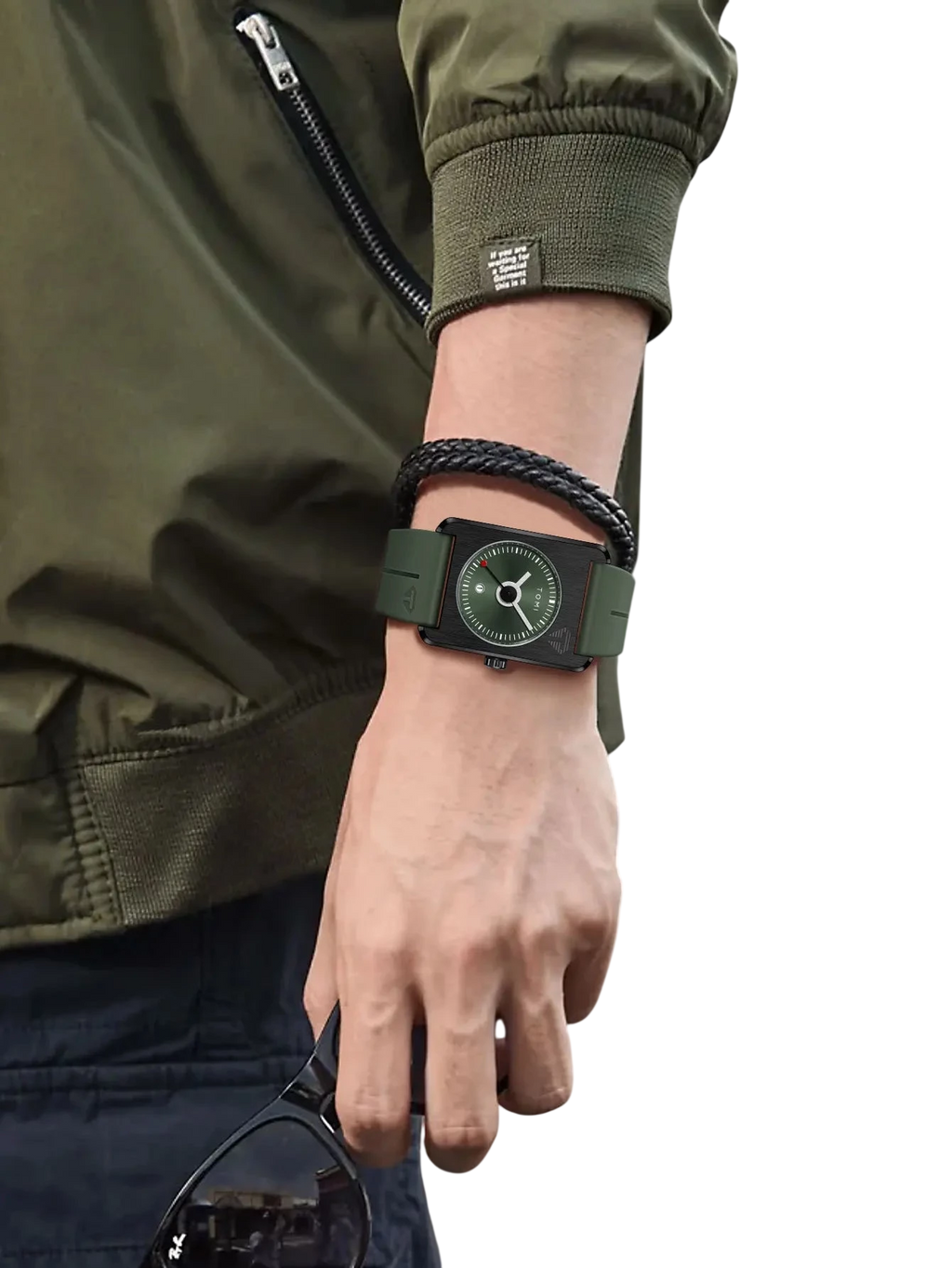 Mens Fashion Watches Quartz Watches Square Small Dial Wrist Watches Magnetic Buckle Watches Simple Leisure Watches