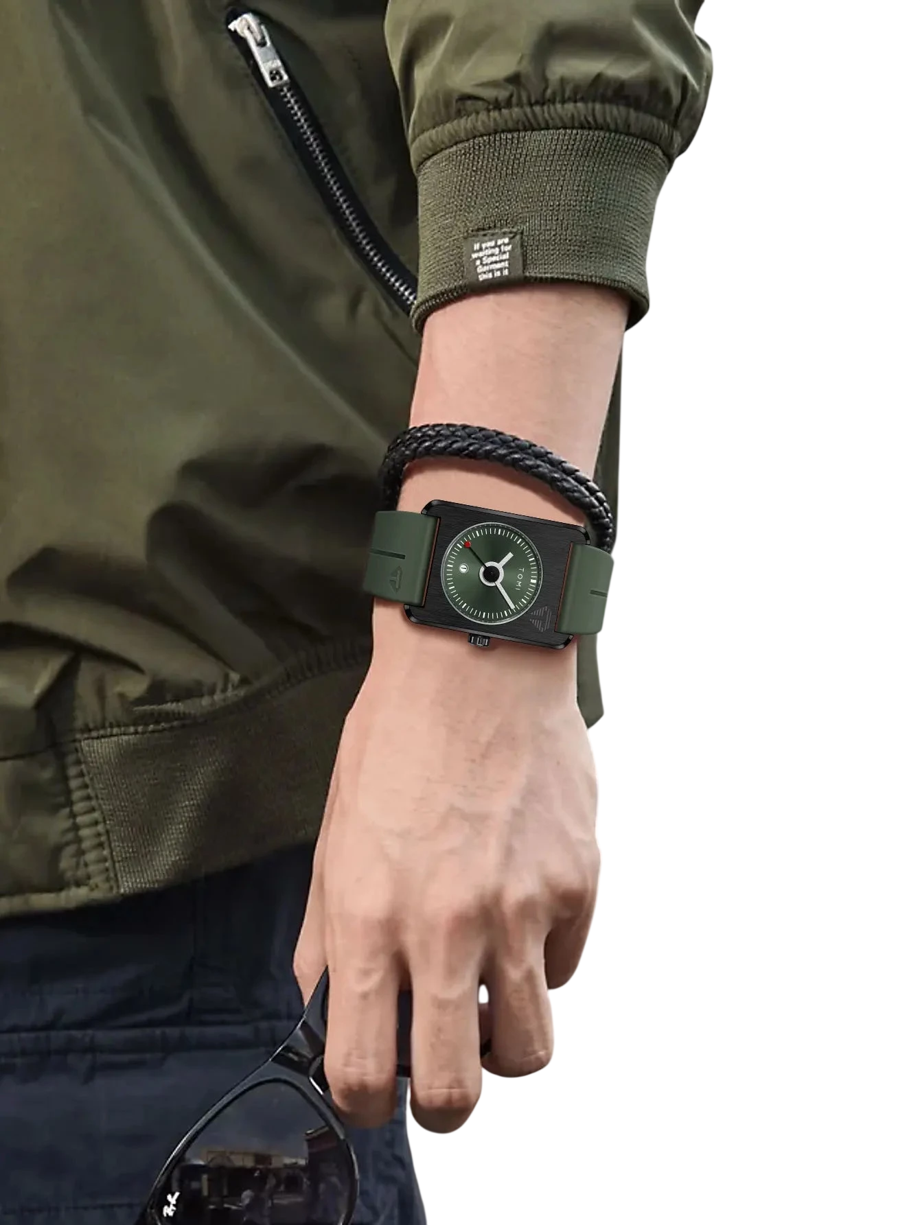 Mens Fashion Watches Quartz Watches Square Small Dial Wrist Watches Magnetic Buckle Watches Simple Leisure Watches